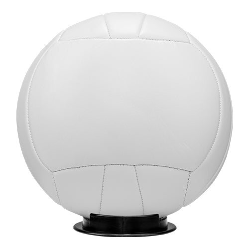 a white leather volleyball on a black standVolleyball Sport Gifts, Custom Personalized Volleyball, Volleyball Gift,  Clean View