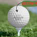 Golf Sport Gifts, Custom Personalized Golf Ball, Bachelor Party Gift,  Front View