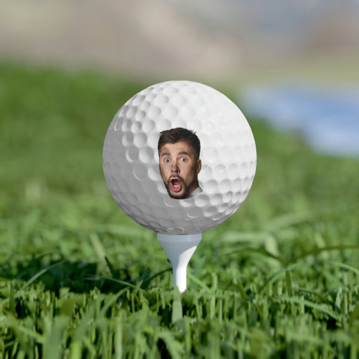 Golf Sport Gifts, Custom Personalized Golf Ball, Photo on Golf Ball, Front View