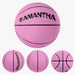 Basketball Sport Gifts, Custom Personalized Basketball, Basketball Gift, Multi View, Pink