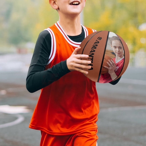 Basketball Sport Gifts, Custom Personalized Basketball, Basketball Gift, Side View