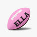 Football Sport Gifts, Custom Personalized Football, Football Gift, Left Angle View, Pink