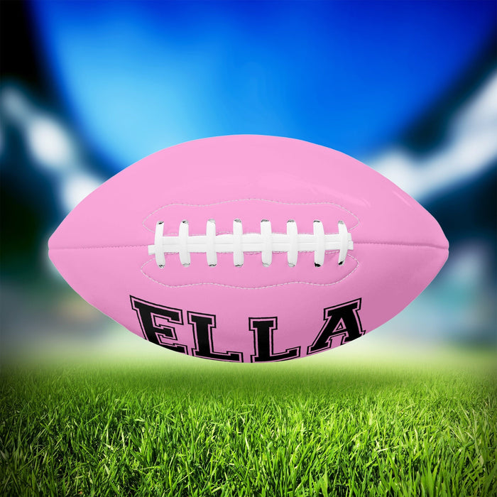 Football Sport Gifts, Custom Personalized Football, Football Gift, Top View, Pink