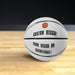 Basketball Sport Gifts, Custom Personalized Basketball, Basketball Gift, Front View, White