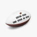 Football Sport Gifts, Custom Personalized Football, Football Gift, Left Angle View, White