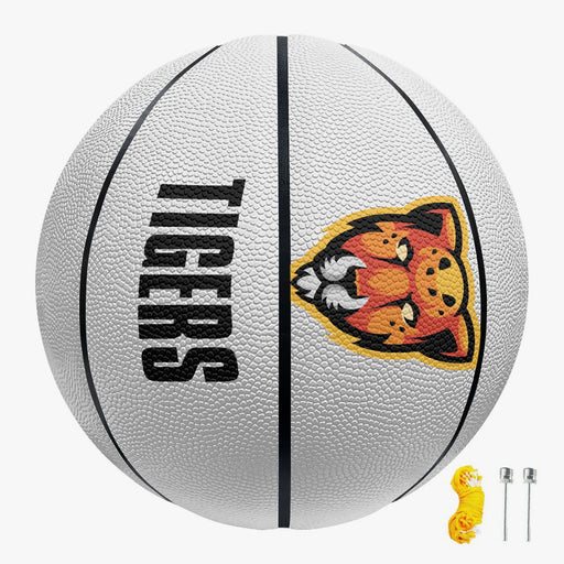 Basketball Sport Gifts, Custom Personalized Basketball, Basketball Gift, Team Gift, Basketball Team, Top View, White