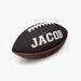 Football Sport Gifts, Custom Personalized Football, Football Gift, Left Angle View, Black