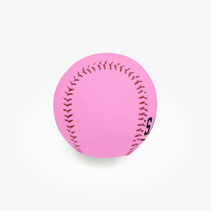 Baseball Sport Gifts, Custom Personalized Baseball, Baseball Gift,  Side View, Pink