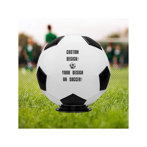 Soccer Sport Gifts, Custom Personalized Soccer Ball, Soccer Gift,  Front View