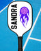 Pickleball Sport Gifts, Custom Personalized Pickleball Paddles, Name on Pickleball Paddle,  Front View