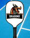 Pickleball Sport Gifts, Custom Personalized Pickleball Paddles, Team Logo,  Front View