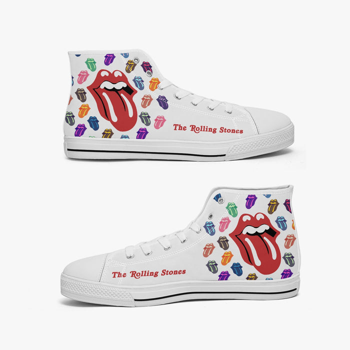 Rolling Stones Light Adult High-Top Canvas Shoes - Sport Gifts, Sports Fan Gifts