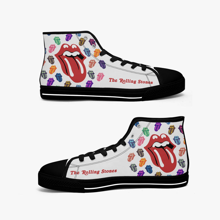 Rolling Stones Light Adult High-Top Canvas Shoes - Sport Gifts, Sports Fan Gifts