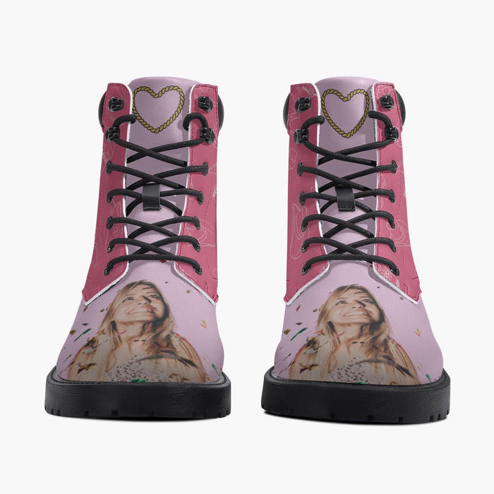 Custom Bachelorette Party Leather Boots - Sport Gifts, Sports Fan Gifts