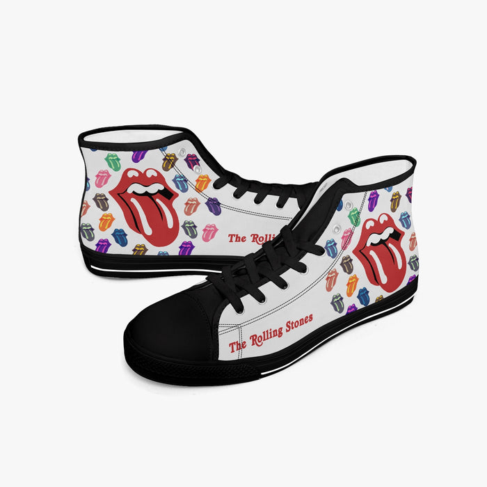 Rolling Stones Light Adult High-Top Canvas Shoes - Sport Gifts, Sports Fan Gifts