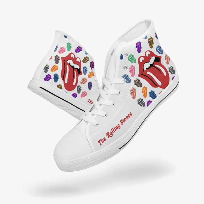 Rolling Stones Light Adult High-Top Canvas Shoes - Sport Gifts, Sports Fan Gifts