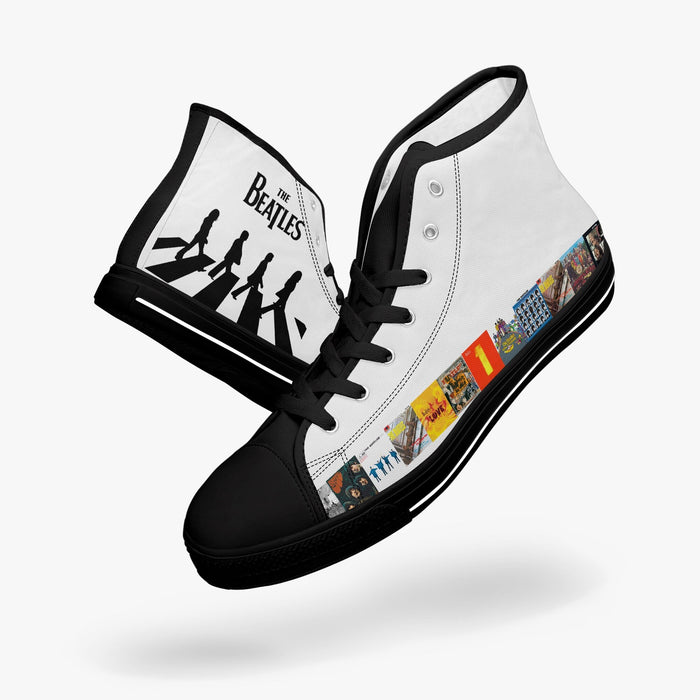 The Beatles Light Adult High-Top Canvas Shoes - Sport Gifts, Sports Fan Gifts