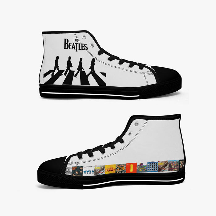 The Beatles Light Adult High-Top Canvas Shoes - Sport Gifts, Sports Fan Gifts